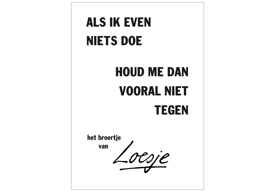 Loesje_nietsdoen